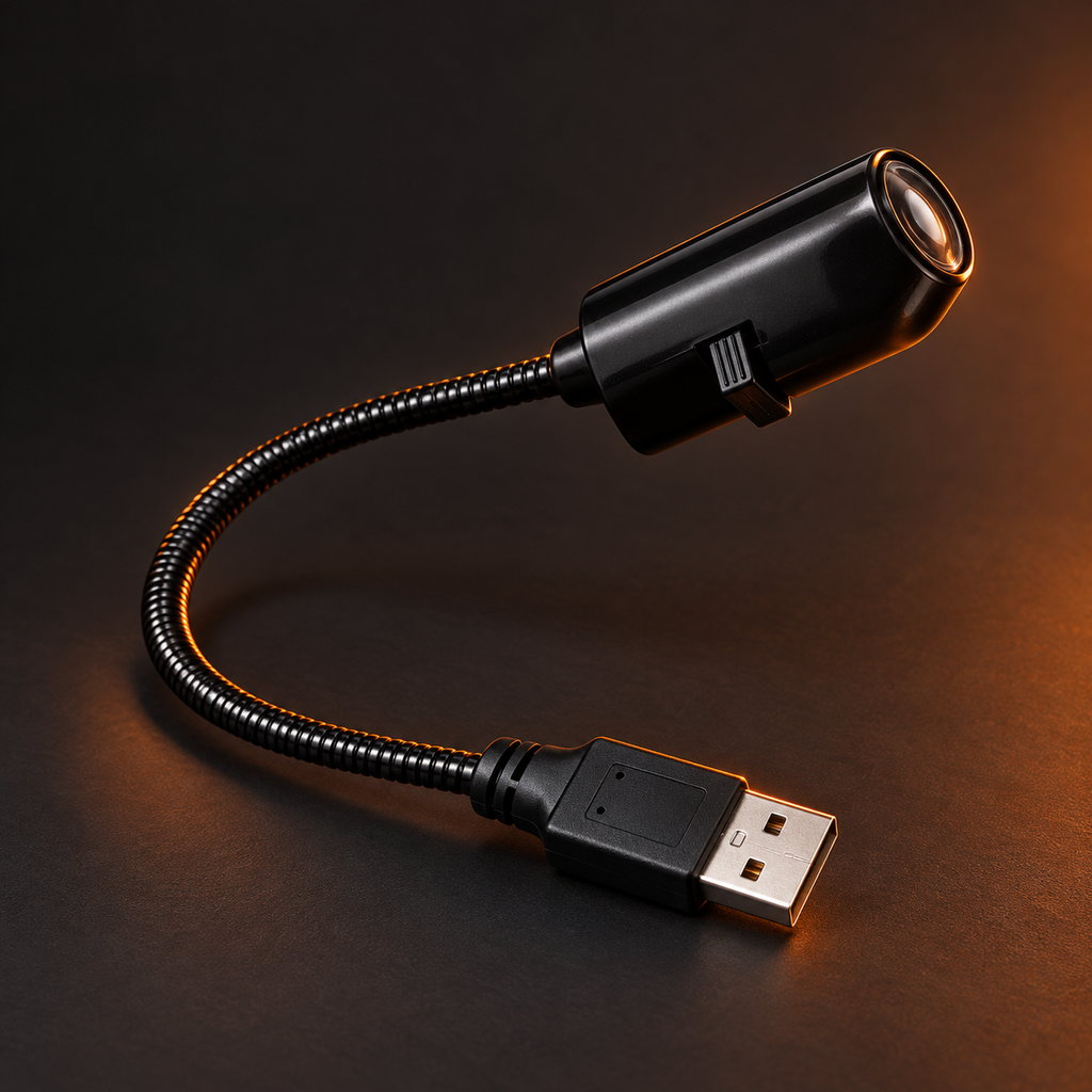 Projektor Halloween USB - wymienne wzory